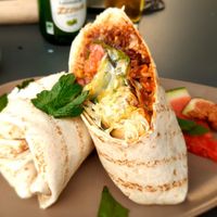 Veganer Burrito mit veganem "HackVleisch" at Ich Bin So Frey in Landau