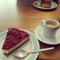 raspberry cheesecake :)) at La Face B in Lille