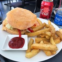 Vegetarian burguer at Compose It in Narbonne