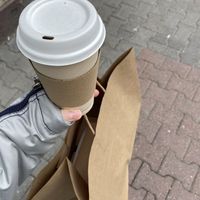 They have cups from recycled paper at Kawiarnia Stragan in Poznan