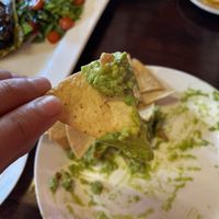 Guacamole (with chips) at Le Campane in Oaxaca