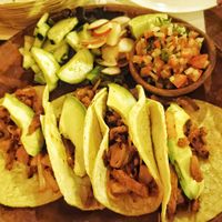 Tacos at Le Campane in Oaxaca