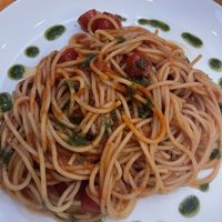 Spaghetti primavera  at Le Campane in Oaxaca