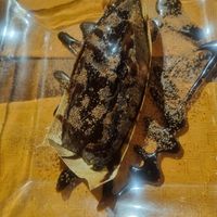 Chocolate tamale at Le Campane in Oaxaca