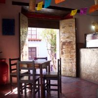 Inside at Le Campane in Oaxaca