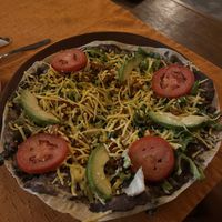 Tlayuda  at Le Campane in Oaxaca