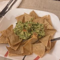 Totopos and Guac  at Le Campane in Oaxaca