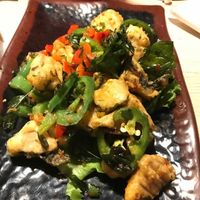Spiced Salt Fish  at Veggie Village in Phoenix
