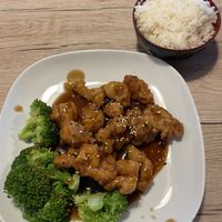 Sesame chicken   at Veggie Village in Phoenix