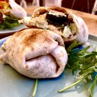 Vegan ‘tuna’ wrap   at Cocos Deli in Mallorca