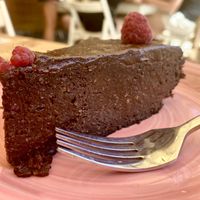 Quinoa + choc cake (gf)  at Cocos Deli in Mallorca