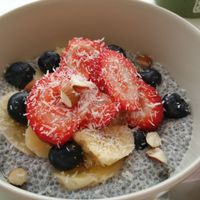 Delicious Chia Pudding! at Cocos Deli in Mallorca