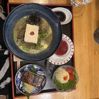 Lunch set   at Vegan Ramen Towzen in Kyoto