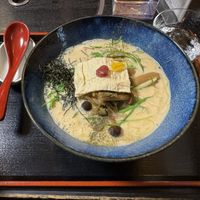 Soy Milk Ramen  at Vegan Ramen Towzen in Kyoto