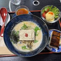 Lunch set meal  at Vegan Ramen Towzen in Kyoto