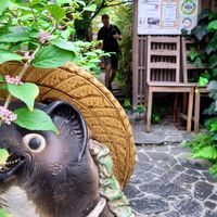 Garden entrance at Vegan Ramen Towzen in Kyoto