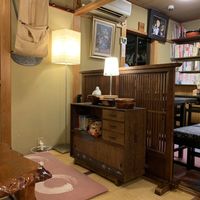 Cozy interior at Vegan Ramen Towzen in Kyoto