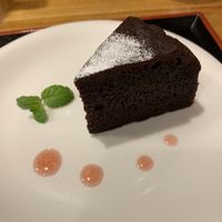 Gâteau chocolat  at Vegan Ramen Towzen in Kyoto