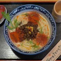 Tantan soy milk ramen at Vegan Ramen Towzen in Kyoto