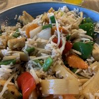 Bio Tofu mit Knoblauch-Sauce - hervorragend !  at Wok on Fire in Ludwigsburg