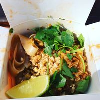 vegan pad thai with tofu at Wok on Fire in Ludwigsburg