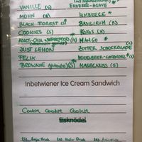 Flavors   at Veganista Ice Cream III in Vienna