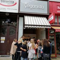 From the outside at Veganista Ice Cream III in Vienna
