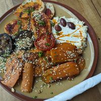 Vegan mezze at Mezze Bar in Auckland