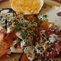 Vegan Mezze Lunch Plate at Mezze Bar in Auckland