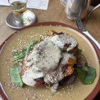 Tastiest falafel burger!  at Mezze Bar in Auckland