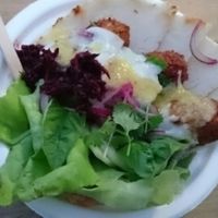 Vegan Falafel with Azorean Hummus.  at A Requinha - Food Trailer in Ponta Delgada