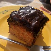 Vegan carrot cake at Blat Picat in Formentera