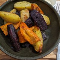 oven baked wedges with vegan aioli at Coco&Co in Vientiane