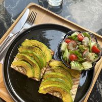 Avocado toast  at Coco&Co in Vientiane