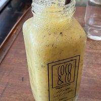 Pineapple and passion fruit fruit shake, 70,000 kip  at Coco&Co in Vientiane