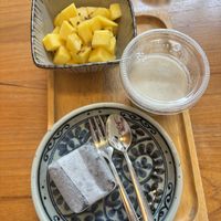 Mango & Yogurt + brownie  at Coco&Co in Vientiane