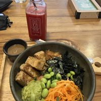 Marinated tofu bowl  at Coco&Co in Vientiane