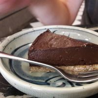 Avocado chocolate cake at Coco&Co in Vientiane