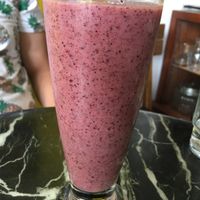 Blueberry / Avocado Smoothie  at Coco&Co in Vientiane