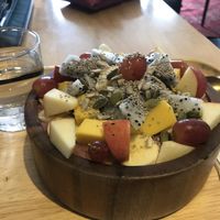 The berry smoothie bowl is delish. at Coco&Co in Vientiane