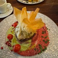 Sakiewka z kozim serem at Shuk in Warsaw