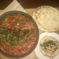 Szakszuka z bakłażanem (v) at Shuk in Warsaw