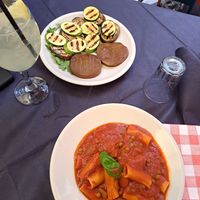 Pasta and seitan medallions.  Medallions were nothing special.   Basic flavor and lazy textured seitan. at Tandem in Naples