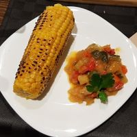 Mazorca con verduras at DETACON in Huesca