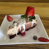 Turtle cheesecake  at Vibrance in Albuquerque