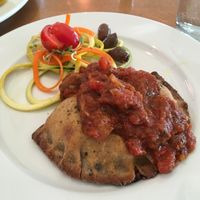 Italian mushroom pocket at Vibrance in Albuquerque