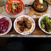 Hummus with Falafel at Hummus in Delft