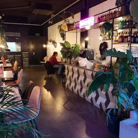 The inside at Hummus in Delft