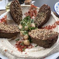 Falafel and Hummus  at Hummus in Delft