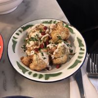 Fried Cauliflower   at Hummus in Delft